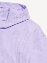Cropped Plush Ribbed Hoodie for Girls | Old Navy