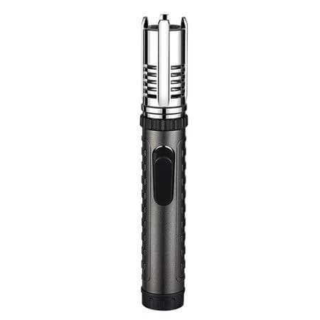 Black Flame Torch Lighter In Black Color For Culinary Use Diy Crafts And Home Projects Metal Construction Reliable Ignition For Various Needs