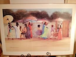 Following the Path, 1988 by Earl Jackson - 24 X 36 Inches (Art Print) | eBay
