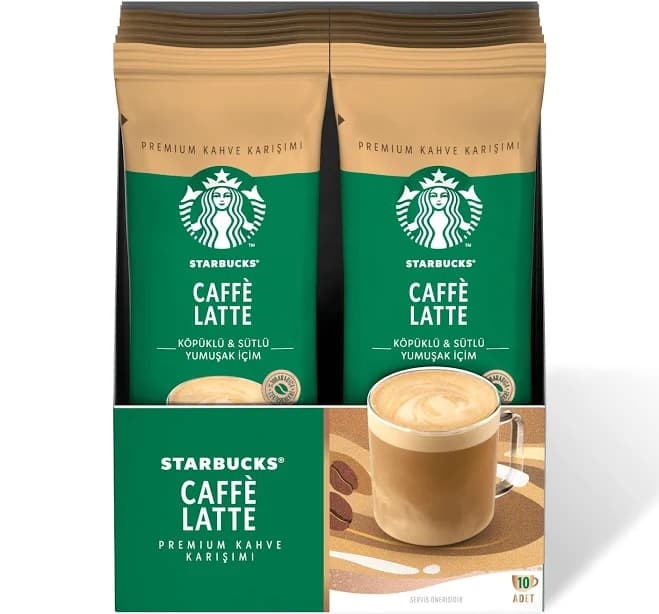 Starbucks Caffe Latte Premium Coffee Mix 10 Pcs