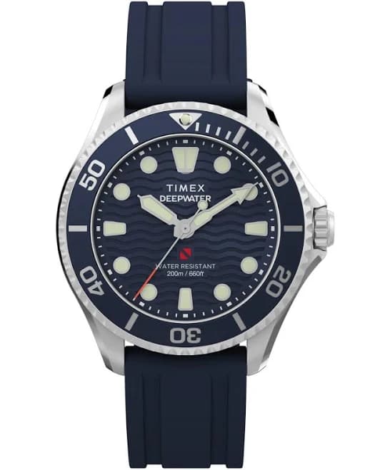 Timex Deepwater Meridian 200 Automatic Rubber Watch