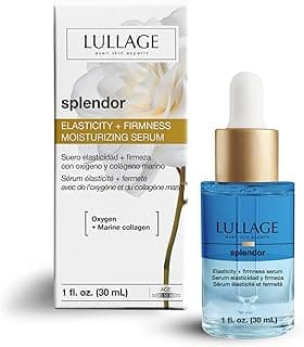 LULLAGE Splendor Elasticity & Firmness Moisturizing Face Serum for Women - Fast Absorbing Day & Night Hydrating Serum with Oxygen & Marine Collagen - 1 Fl. Oz Bottle
