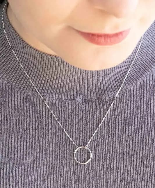 Maddox Circle Charm Necklace