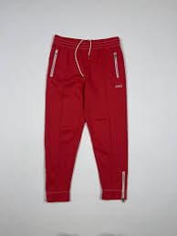 AMI Ami Track Pants red Joggers | Grailed