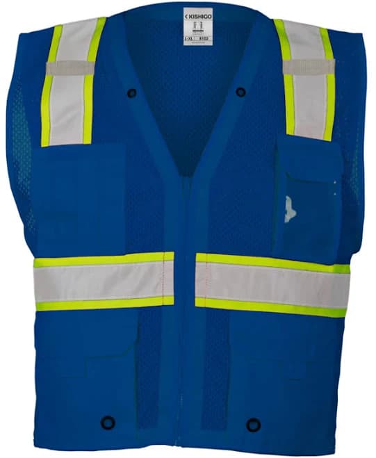 Kishigo Enhanced Visibility Multi Pocket Mesh Vest