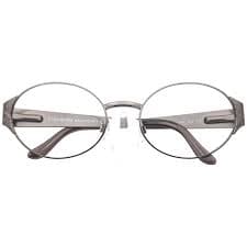 Yves Saint Laurent Vintage Sunglasses Frame Only 6054 Y276 Gunmetal Oval Metal Italy 55 Mm - Etsy