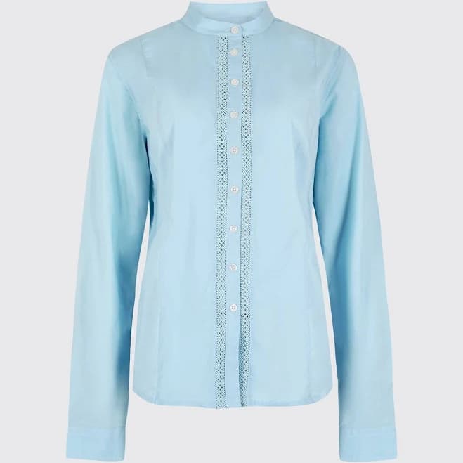 Dubarry Waterlily Ladies Mandarin Collar Shirt