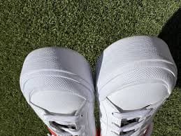 Nike Women's Size US 9 Legacy Lift GUC White/Red/Oran ge Platform DZ5203-100