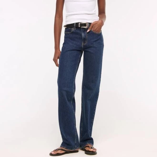 Abercrombie & Fitch Women's High Rise 90s Relaxed Jean