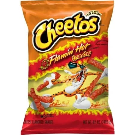 Cheetos Crunchy Flamin' Hot Cheese