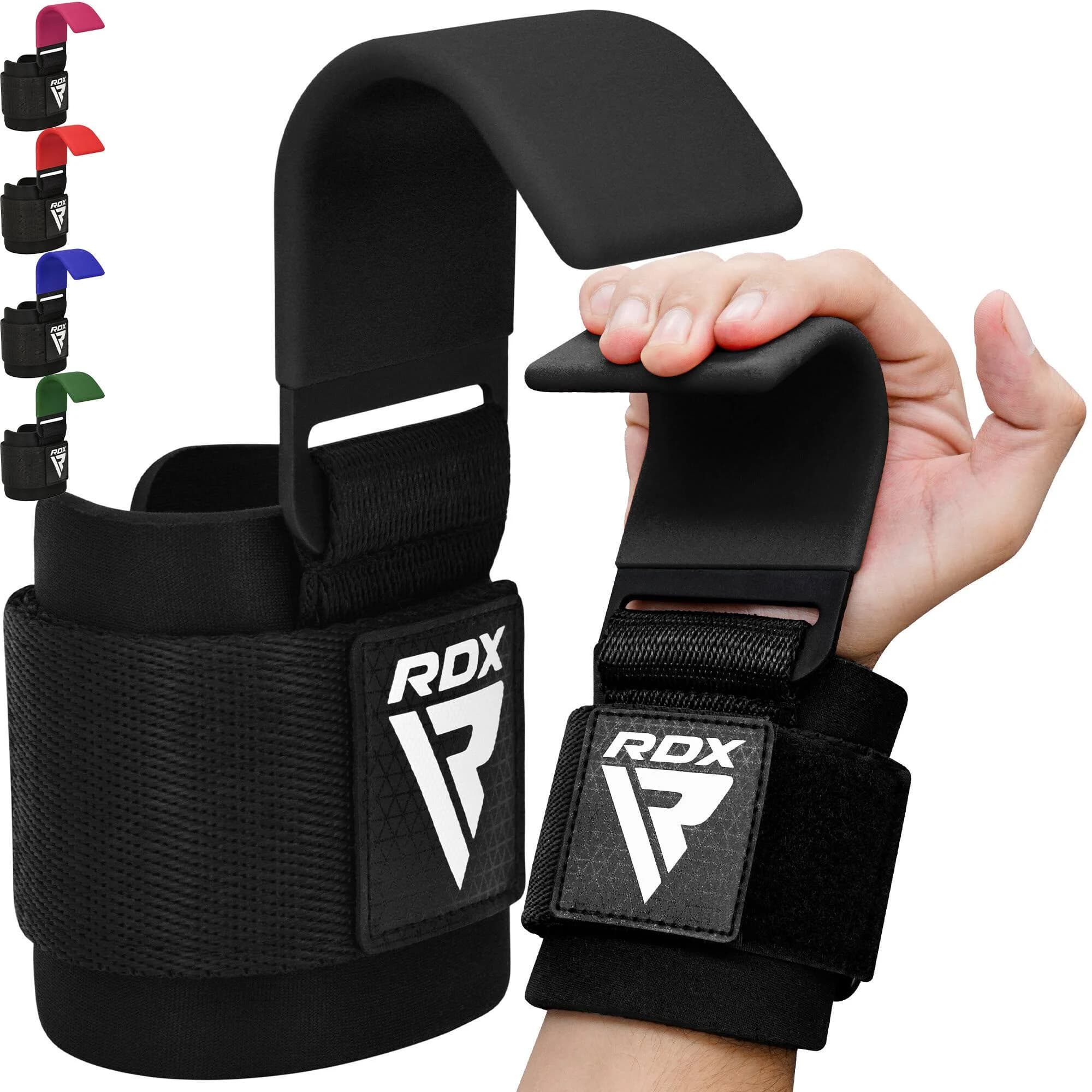 RDX Weight Lifting Hooks Straps Pair