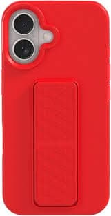 Amazon.com: HaoLMi - Shockproof Case for iPhone 16 Pro Max/16 Pro/16 Plus/16, Anti-Scratch Silicone Protective Minimalist Phone Case with Hidden Stand Hand Loop Soft (16 Pro Max,Red) : Cell Phones & Accessories