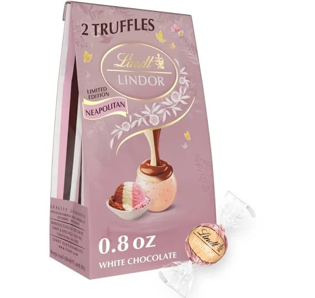 Lindor Easter Neapolitan Chocolate Truffle Bag