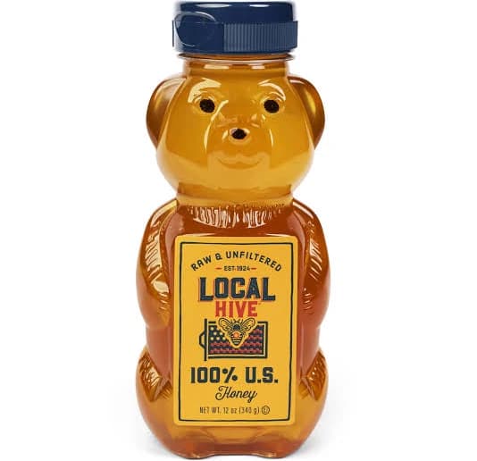 Local Hive 100% US Honey Bear Bottle