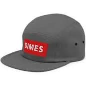 Dimes 5 Panel Hat - Black