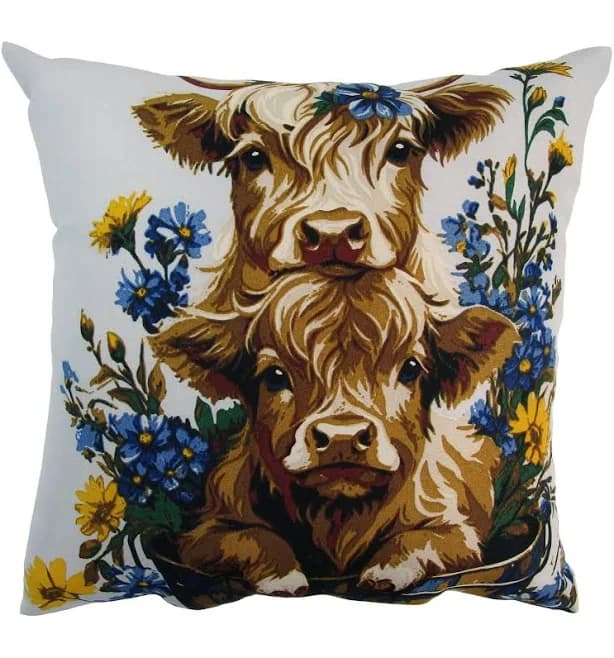 Mainstays 16" x 16" Reversible Decorative Outdoor Throw Pillow