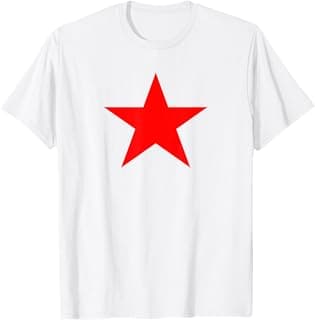 Red Star T-Shirt on Multiple Colors T-Shirt