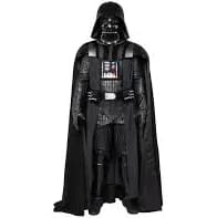 Jazwares Star Wars Men's Darth Vader Primalux Light-Up Halloween Premium Costume Costume Apparel Sets - Black Large