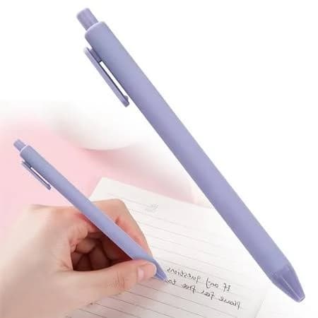 Click Pens, Retractable Ballpoint Pen - 1.0Mm Medium Point for Smooth Writing (1-Pack), Retractable Pens, by Goohae, Purple