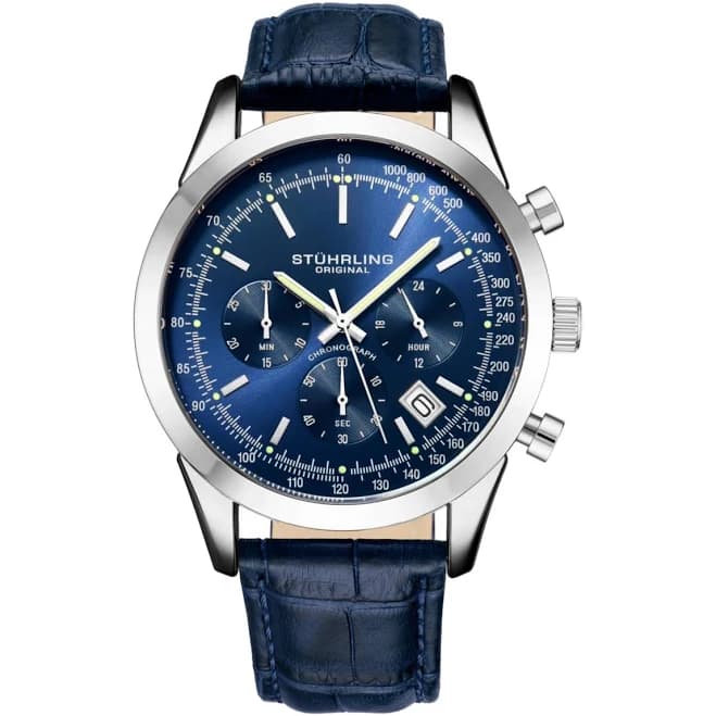 Stuhrling Men's Rialto 3975L Chronograph Watch – Quartz Movement