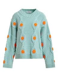 Essentiel Antwerp Ixel cable-knit Sweater | Blue | FARFETCH AZ