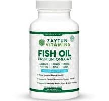 Natural Halal Omega-3 Fish Oil Softgel Capsules