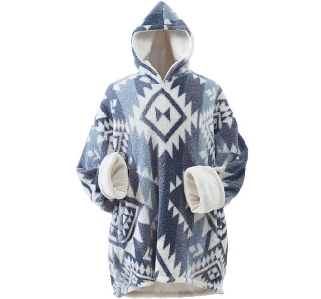 Cathay Home Coleman Oversized Wearable Throw Blanket Hoodie