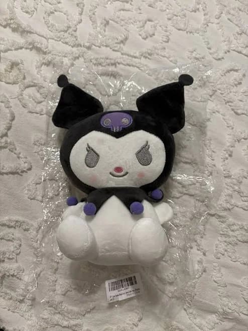 Sanrio Kuromi Black with Purple Plush 10" Doll