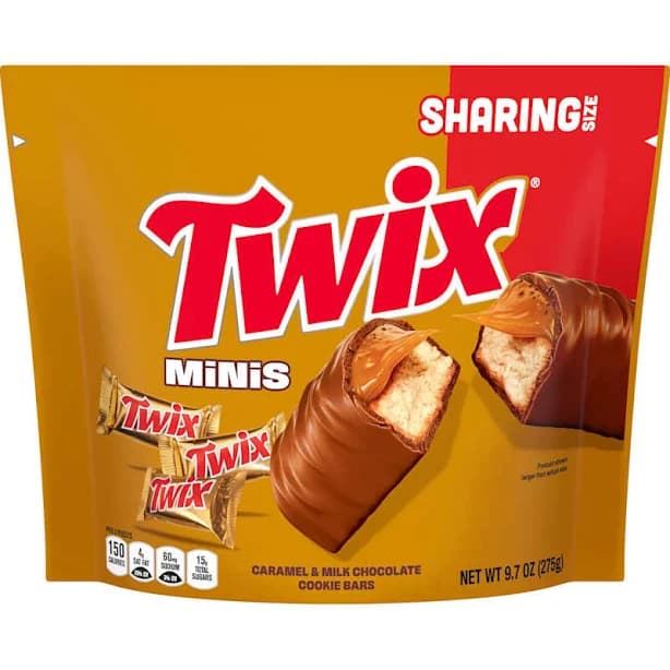 Twix Bits Crunchy Cookie Chocolate Candy