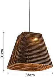 Amazon.com: Modern Pendant Light Fixture Honeycomb Paper Japanese Style Cardboard Hanging Lamp Chaner for for Living Room Kitchen Island Bar Entryway Bathroom Pendant Lighting Ceiling (L) : Tools & Home Improvement