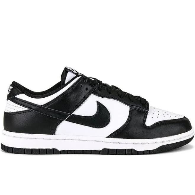 Nike Dunk Low Retro in White & Black sneaker shoe LEFT SHOE ONLY