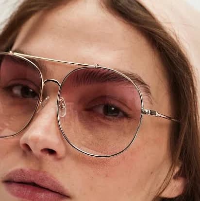 Free People Pasadena Oversized Aviator Sunglasses