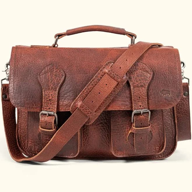 Ryder Reserve Bison Leather Briefcase