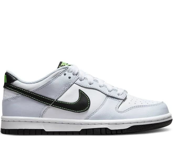 Nike Dunk Low GS 'Grey Green Strike' | Kid's Size 4.5