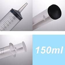 Amazon.com: 3 PCS 150 ML Large syringes , Plastic Garden Industrial syringes for Scientific Labs, Measuring, Watering, Refilling,Filtration Multiple Uses : Industrial & Scientific