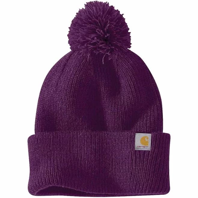 Carhartt Women's Knit Pom Pom Cuffed Beanie