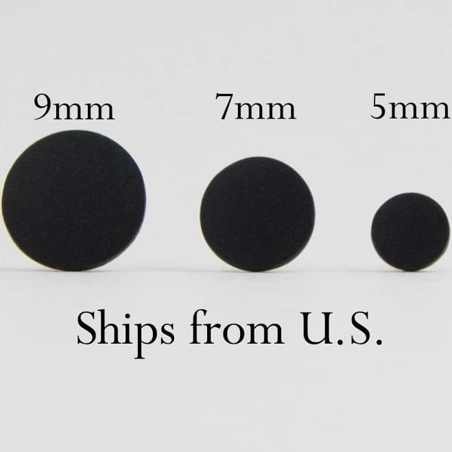 Single earring, multiple piercings, men's stud earring, black stud earring, matte stud earring, earring for men, one stud earring, unisex