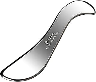 BYYDDIY Stainless Steel Gua Sha Muscle Scraper Tool,Scar Tissue Tool,Physical Therapy Tools,Muscle Scraping Tool,Guasha Massage Scraper,IASTM Tools,Skin Scraping Tool,Soft Tissue Massage Tool