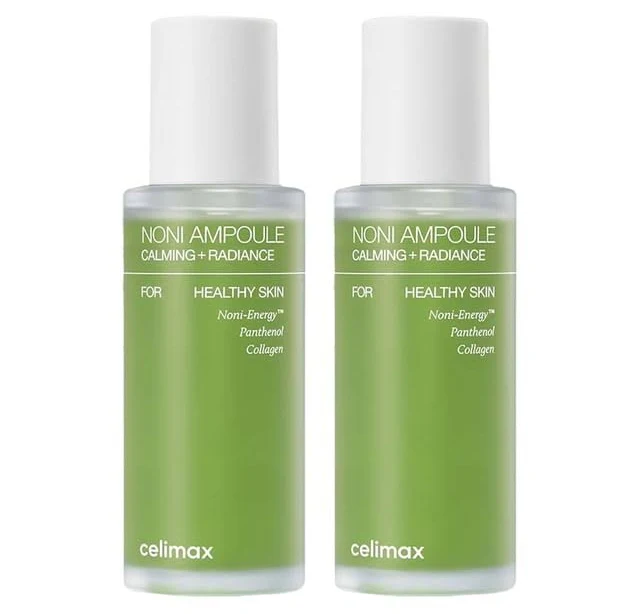 celimax Noni Ampoule Calming + Radiance Jumbo Bundle Set 2 Pcs