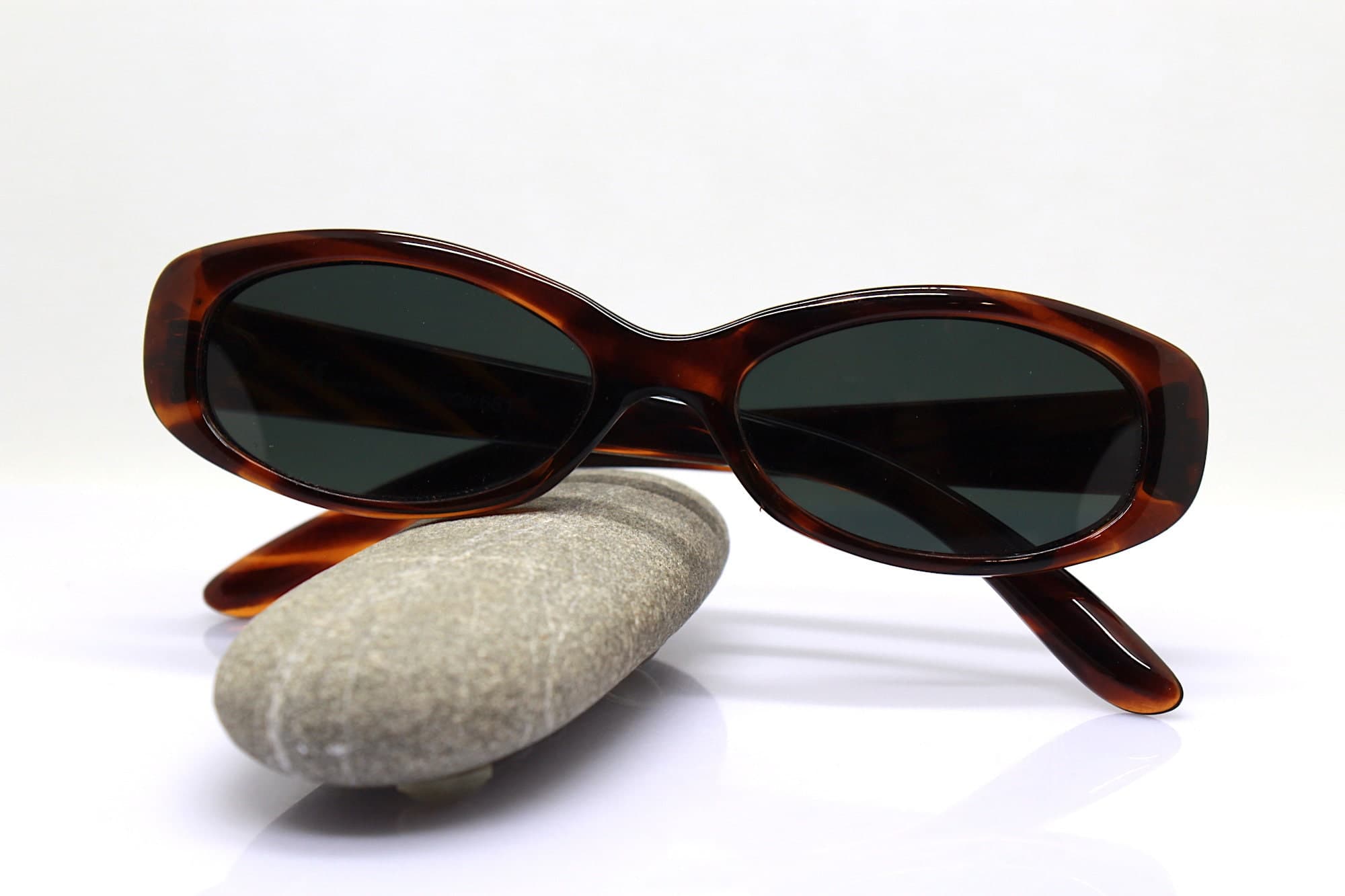 MADE IN ITALY Morange Low Rectangular Oval Classic Sunglasses Woman Brown Honey Tortoise Frame Black Tempered Glass Lens Vintage 90s Stylish - Etsy Australia