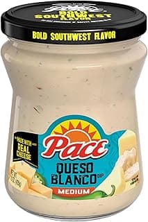 Pace Medium Queso Blanco Cheese Dip, 15 oz Jar