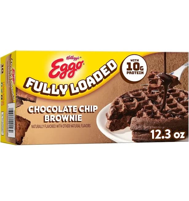 Eggo Frozen Protein Chocolate Chip Brownie Waffles
