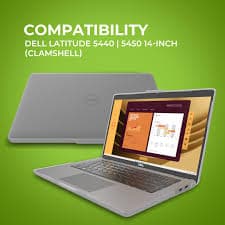 Amazon.com: Gumdrop Protech Custom Case Dell Latitude 5440 | 5450 Clamshell - Sleek Lightweight Protection, Frosted Scratch-Proof, Ergonomical Rubberized Low Feet for School or Work : Electronics
