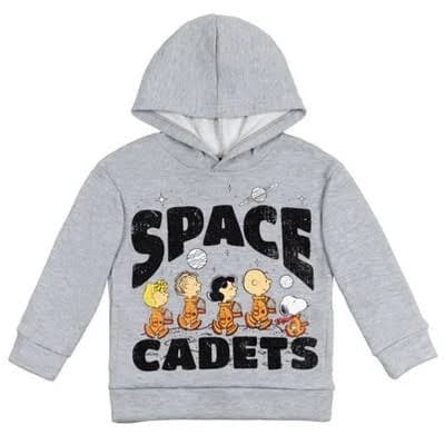 Baby Kids Peanuts Snoopy Charlie Brown Little Fleece Hoodie Little to Big