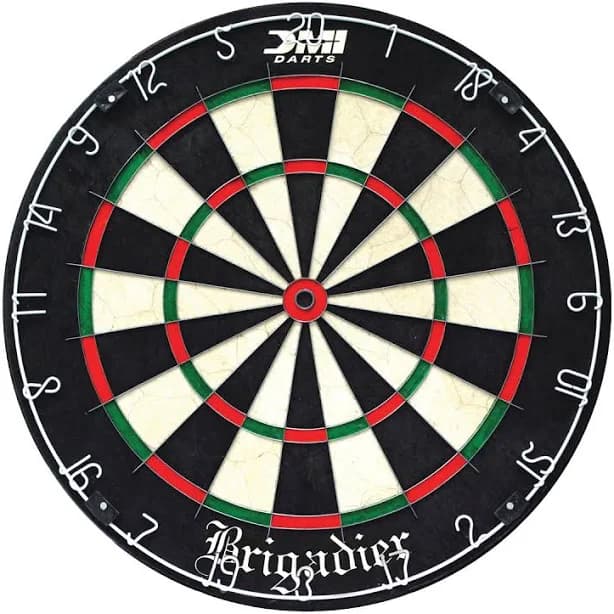 DMI Brigadier Staple-Free Bristle Dartboard