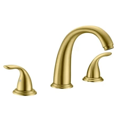 Sumerain Roman Tub Faucet High Flow 2 Handle Deck Mount High Valve