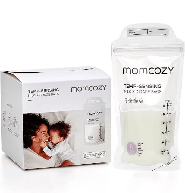 Momcozy Temp-Sensing Breast Milk Storage Bags