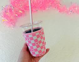 Kingdom Dreams Reusable Cup Sleeve- Fabric Iced Coffee Wrap - Cute Retro Cup Holder - Gift for Coffee Lovers - Disney - Etsy