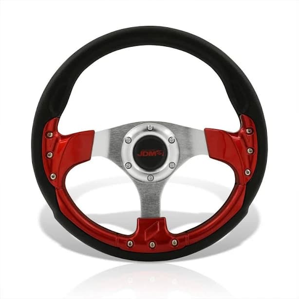 JDM Sport Universal 320mm Fusion Style Aluminum Steering Wheel