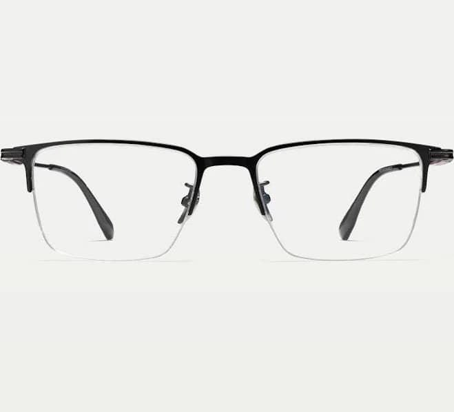ZanyLen Jeffrey Semi-Rimless Frame Eyeglasses